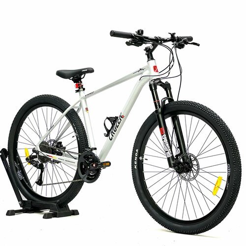 Горный велосипед CRUZER EVEREST 29' 2024 21' рост 170-195 см, светло серый