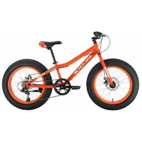 Велосипед Black One Monster 20 D (2022) 11' оранжевый/белый/белый