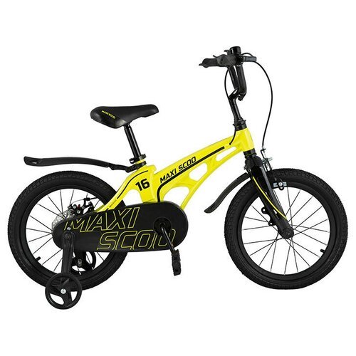 Велосипед Maxiscoo 'Cosmic' (2022) Стандарт, 16' (Велосипед Maxiscoo'Cosmic' (2022) Стандарт, 16' Желтый, MSC-C1618)