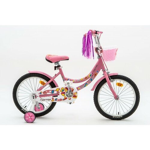 Велосипед 18 ZIGZAG FORIS розовый 2024