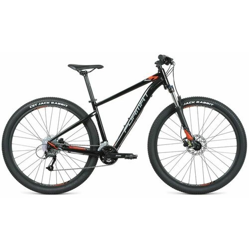 Горный велосипед FORMAT 1413, 27.5', 18 скоростей, рост М, черный/красный