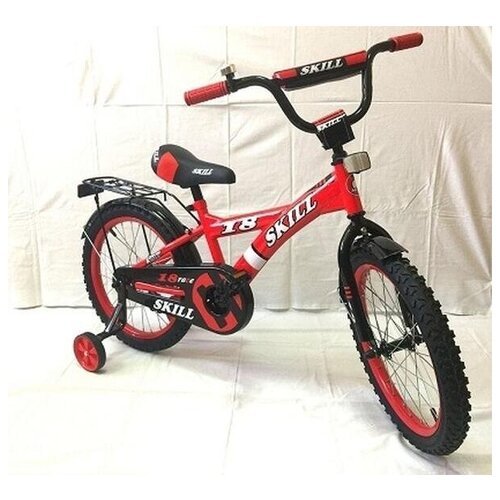 Велосипед детский двухколесный 18' ZIGZAG SNOKY красный на рост 105-130см (требует финальной сборки)