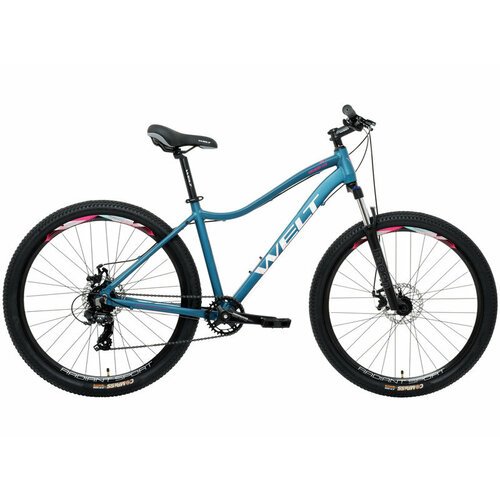Женский велосипед Welt Edelweiss 1.0 D 27, год 2024, цвет Синий, ростовка 15.5