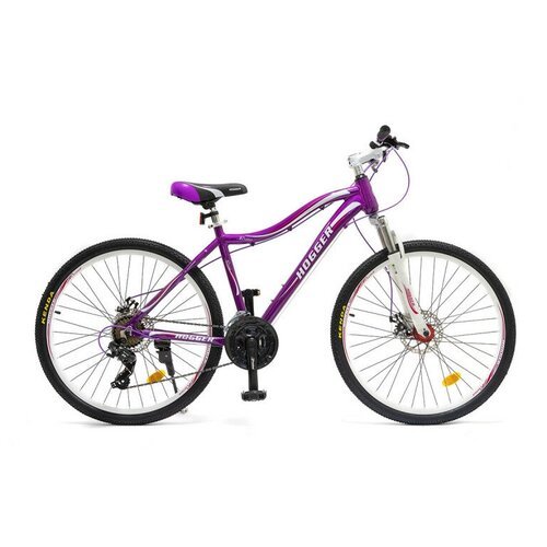 Велосипед 26 HOGGER RUNA MD, 21, алюминий, 21-скор, пурпурный