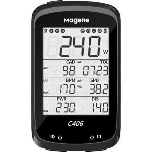 Magene ГЛОНАСС/ GPS Велокомпьютер C206 Pro, 29 функций MGNBT206