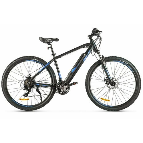 Электровелосипед Ultra MAX, черно-синий, 29 дюймов, до 50 км на одном пробеге