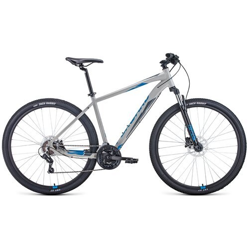 Горный (MTB) велосипед FORWARD Apache 29 3.0 Disc (2021) серый/синий 17' (требует финальной сборки)