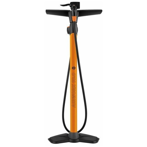 Напольный велонасос SKS Airworx 10.0, пластик, оранжевый