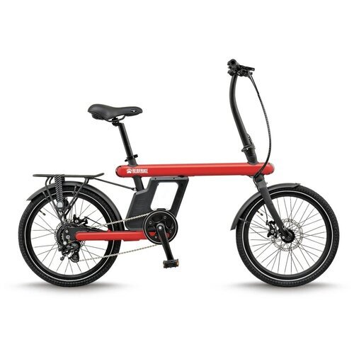 Электровелосипед BearBike Vienna (2021) красный 10.5' (требует финальной сборки)
