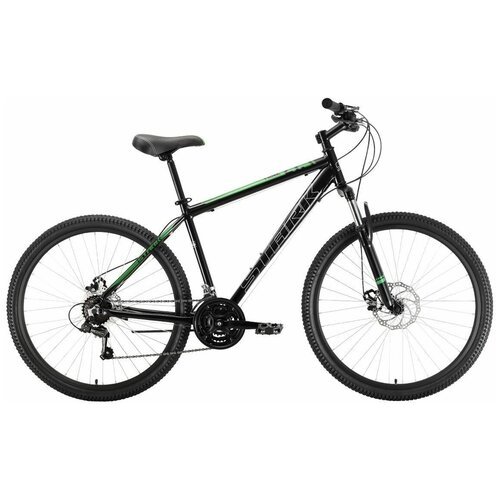 Горный (MTB) велосипед STARK Tank 27.1 D (2022) черный/зеленый 16' (требует финальной сборки)