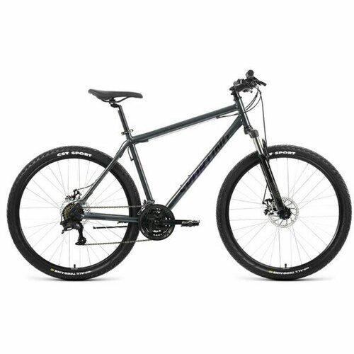 Велосипед Forward Sporting 27,5 2.2 D темно-серый/черный 2022 г 17' RBK22FW27853