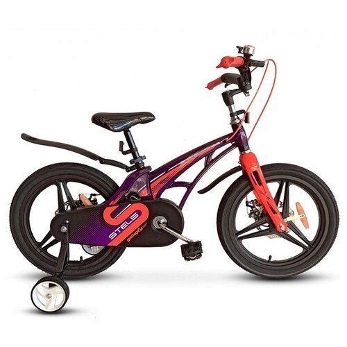 Велосипед 2-х 16' Galaxy Pro Фиолетовый/красный V010