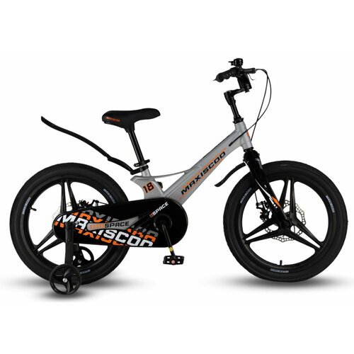 Детский велосипед Maxiscoo Space Deluxe 18' (2024) 18 Серый (115-130 см)