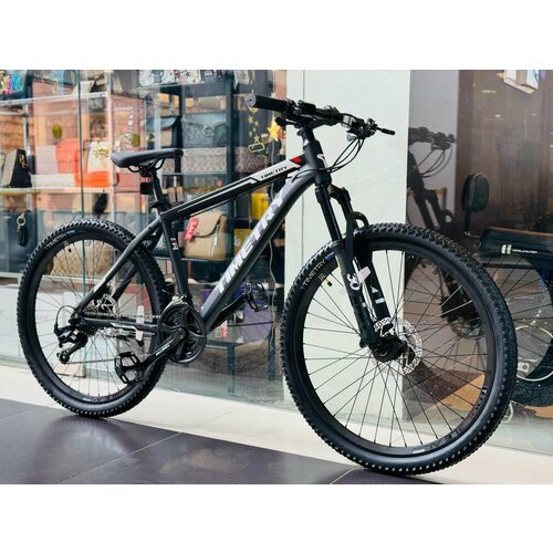 Велосипед горный скоростной TimeTry TT208 27s 26 дюймов / взрослый, мужской и женский для прогулки / скоростной, спортивный велик черный