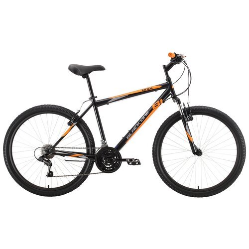 Велосипед горный с колесами 26' Black One Onix 26 синий/белый рама M (18'), 21 скорость