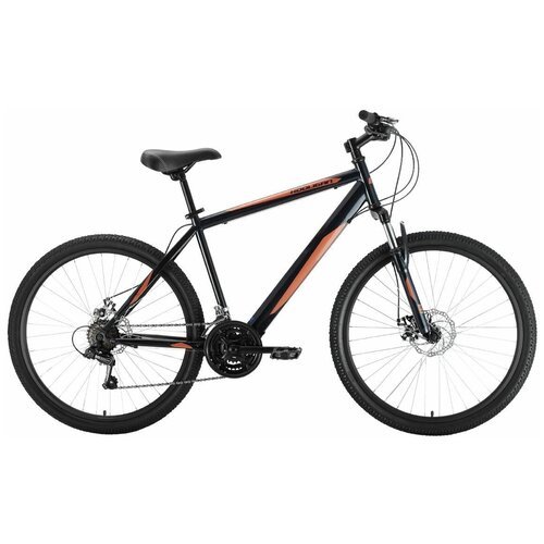 Велосипед Black One Hooligan 26 D (2022) 18' черный/коричневый/черный