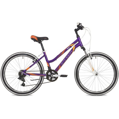 Велосипед STINGER 24 LAGUNA фиолетовый, алюминий, размер 12