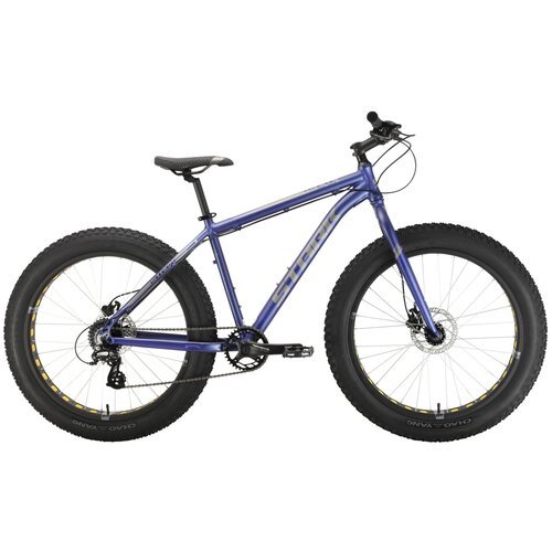Горный велосипед Stark Fat 26.2 HD (2022) 18' Фиолетово-серый (165-182 см)