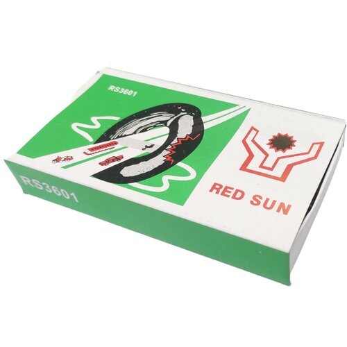 Аптечка велосипедная 36 заплаток Red Sun / Набор для ремонта шин и резиновых изделий
