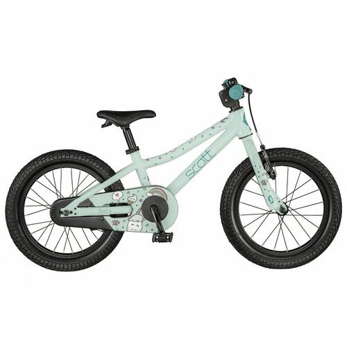 Детский велосипед SCOTT Contessa 16 2021 Голубой One Size