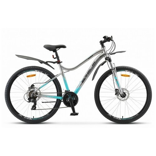 Горный (MTB) велосипед STELS Miss 7100 D 27.5 V010 (2020) хром 18' (требует финальной сборки)