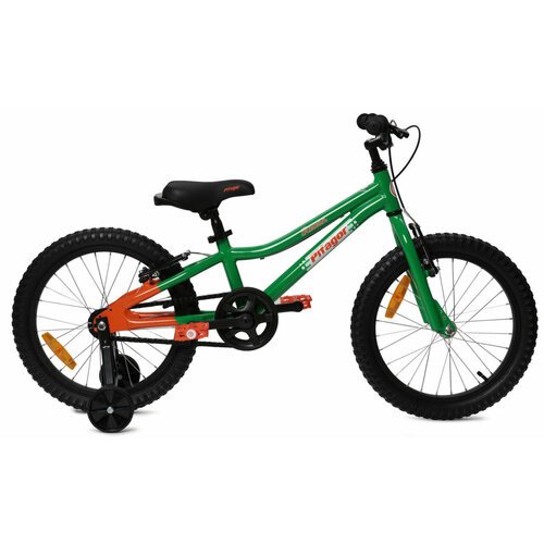 Детский велосипед Pifagor Rowan 18 (2024) 18 Зелено-оранжевый (110-130 см)