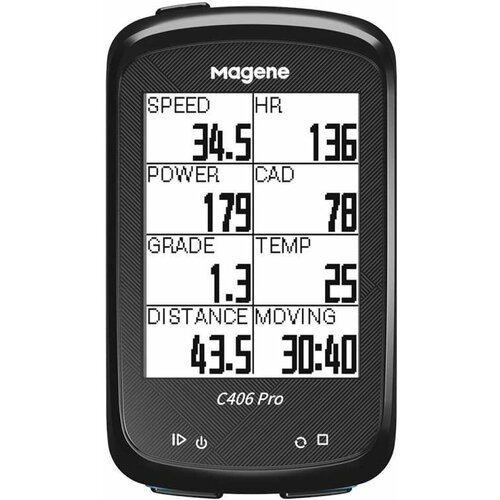 Бепроводной GPS велокомпьютер Magene С406 Pro - 110 типов данных из 16 категорий