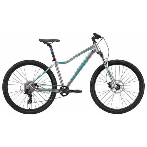 Горный велосипед Stark Viva 27.2 HD (2024) 16' Серебристо-бирюзовый (153-163 см)