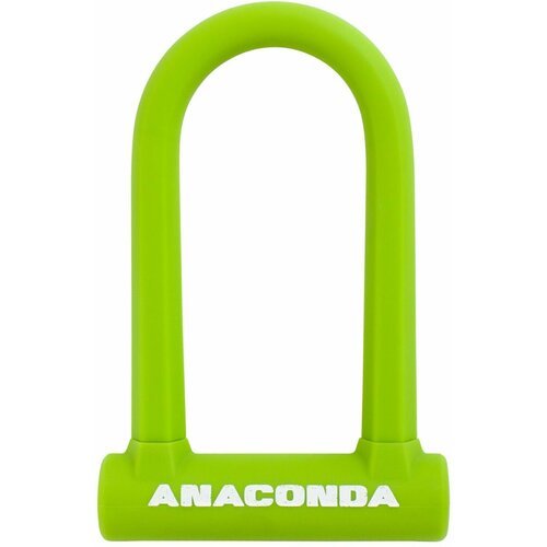 Замок велосипедный всепогодный U-lock авангард ANACONDA Т608 GREEN крепленеи в комплекте