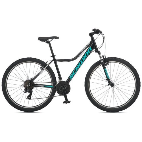 Женский велосипед Schwinn Mesa 3 Women (2022) 15.5' Черно-бирюзовый (142-162 см)