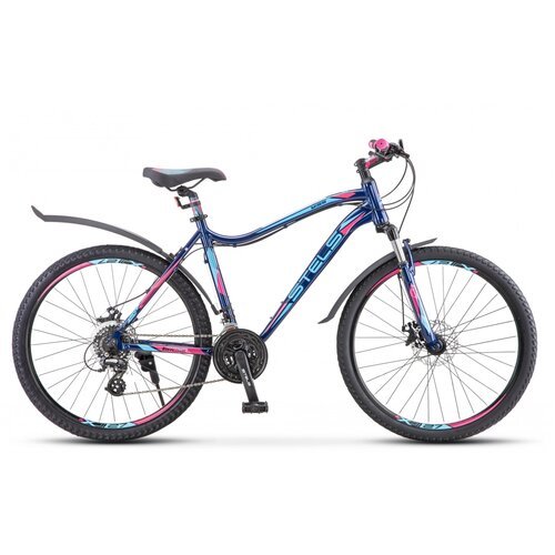 Горный (MTB) велосипед STELS Miss 6100 MD 26 V030 (2022) темно-синий 19' (требует финальной сборки)
