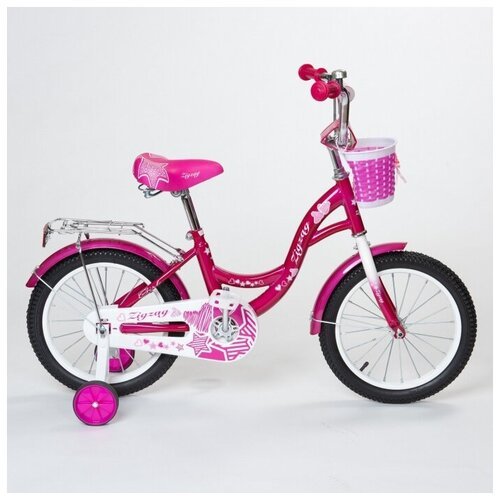 Велосипед 18' ZIGZAG GIRL малиновый