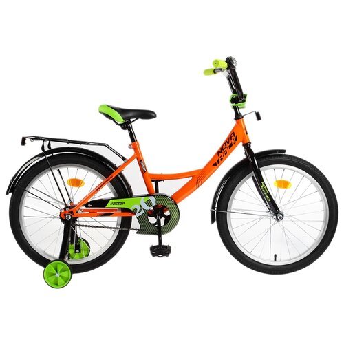 Велосипед Novatrack Vector 20 (2019) оранжевый (требует финальной сборки)