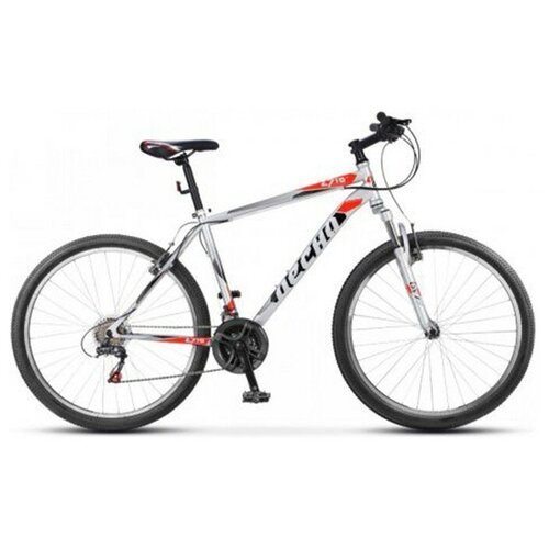 Велосипед STELS Десна-2710 V 27.5' F010 19' Серебристый/красный