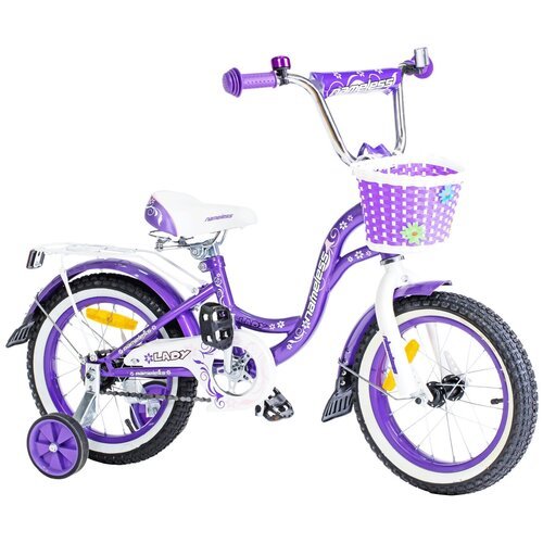 Велосипед Nameless Lady 18 фиолетовый/белый