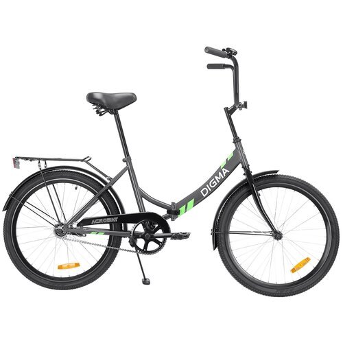 Велосипед Digma Acrobat городской складной рам:16' кол:24' серый 13.8кг (ACROBAT-24/16-ST-R-DGY)