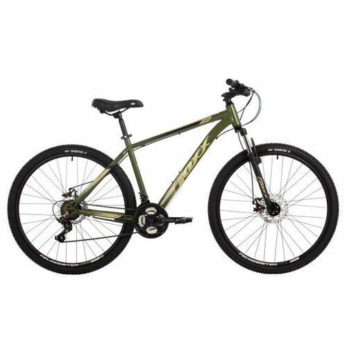 Велосипед FOXX 27.5' CAIMAN зеленый, сталь, размер 20' 2024 год