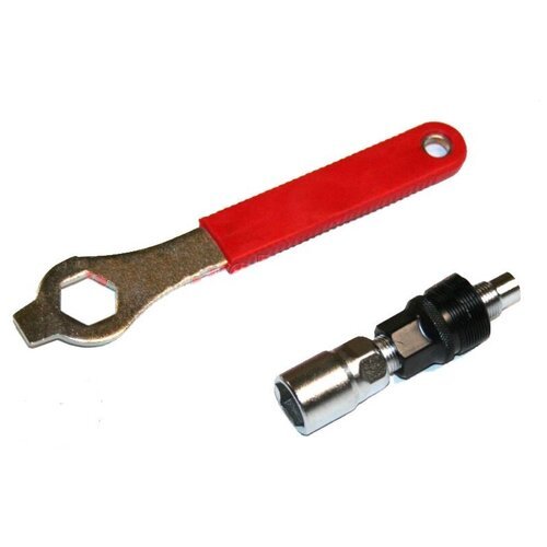 Съемник шатуна велосипеда с ручкой для каретки с осью под квадрат, под шестигранный ключ