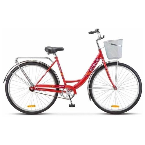 Велосипед городской STELS Navigator 345 леди (28') рама 20', красный, с корзиной