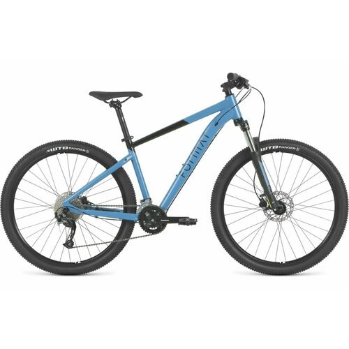 Велосипед горный FORMAT 1412 27,5' (2023), L (19') синий-матовый/черный-матовый