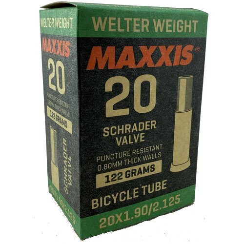 Велокамера Maxxis Welter Weight 20x1.90/2.125 LSV Авто ниппель
