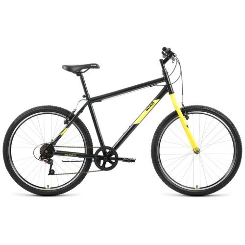 Велосипед Altair MTB HT 26 1.0 2022 рост 17' черный/желтый