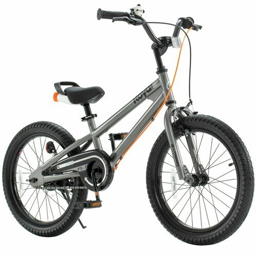 Детский велосипед Royal Baby Freestyle 7th 18, год 2024, цвет Серебристый