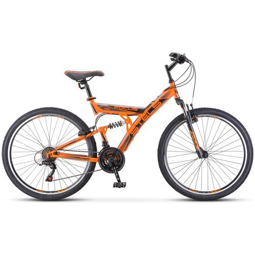 Горный (MTB) велосипед STELS Focus V 26 18-sp V030 (2021) оранжевый/черный 18' (требует финальной сборки)