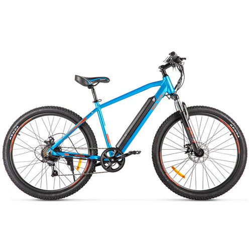 Электровелосипед Eltreco XT 600 Pro (сине-оранжевый)
