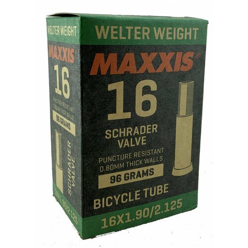 Велокамера Maxxis Welter Weight 16x1.90/2.125 LSV Авто ниппель