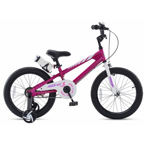 Детский велосипед Royal Baby Freestyle 18' (2024) 18 Фиолетовый (115-135 см)