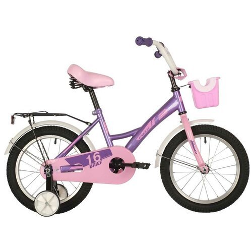 Велосипед FOXX 16' 'Brief', фиолетовый