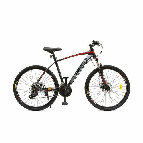 Горный (MTB) велосипед Hogger Riser 26 MD (2021), рама 17, черно-красный