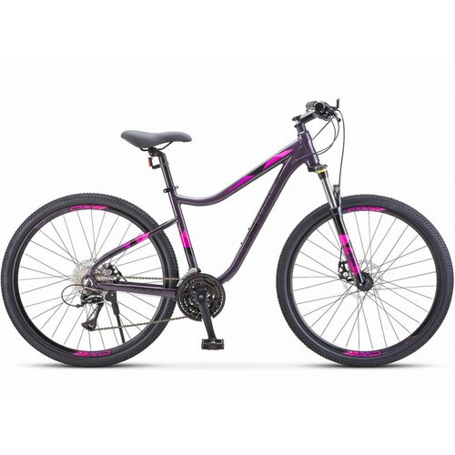 STELS Велосипед Стелс Miss-7700 MD 27.5' (рама 15,5', темно-пурпурный)